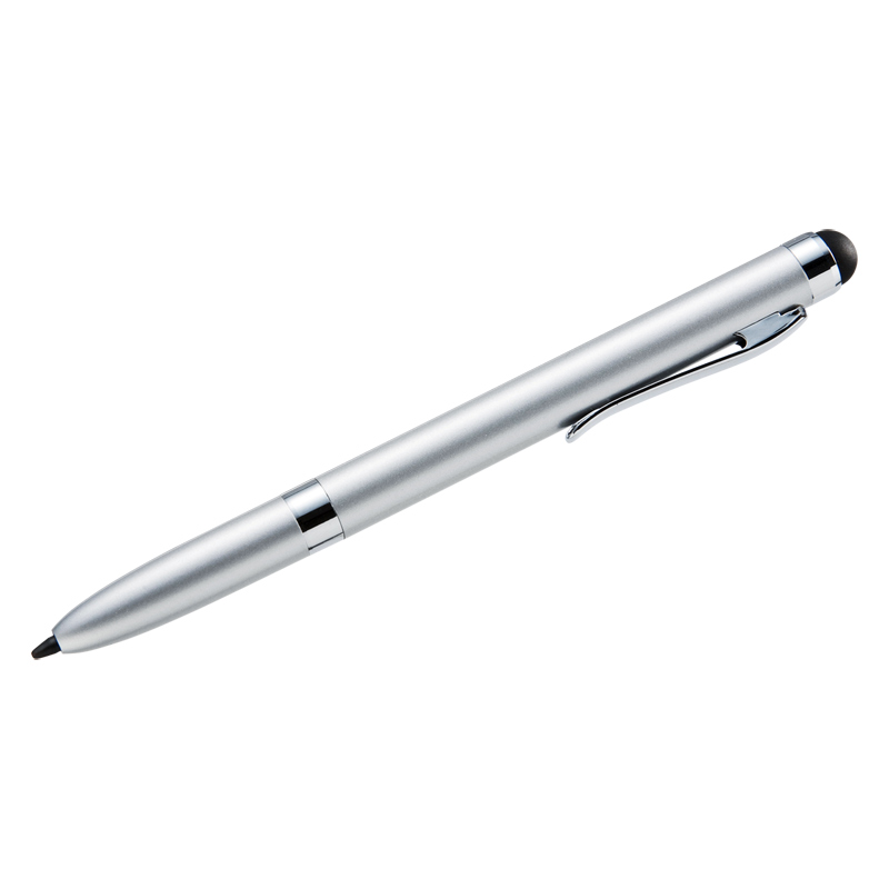 スマートフォン タブレット用タッチペン ペン先3種類 シルバー Pda Pen35svの販売商品 通販ならサンワダイレクト