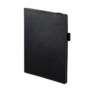 汎用タブレットケース 8インチ用 回転スタンドつき ブラック 手帳型