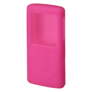 【クリックでお店のこの商品のページへ】【わけあり在庫処分】 シリコンケース(SONY WALKMAN Eシリーズ用・ピンク) PDA-WAE1P