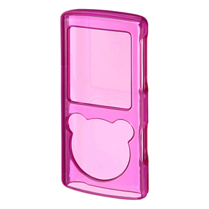 【クリックでお店のこの商品のページへ】【わけあり在庫処分】 クリアハードケース(SONY WALKMAN Eシリーズ用・ピンク) PDA-WAE2P