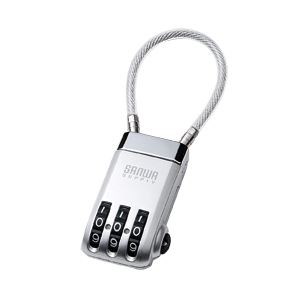 【クリックでお店のこの商品のページへ】USBメモリ・カバンセキュリティ(シルバー) SL-62SV