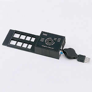 【クリックで詳細表示】ノートパソコンクーラー(PCMCIAクーラー・USB電源タイプ・熱暴走対策) TK-CLN5U