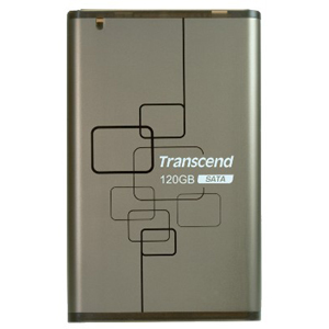 【クリックで詳細表示】Transcend 2.5インチポータブルHDD(120GB) TS120GSJ25T-S