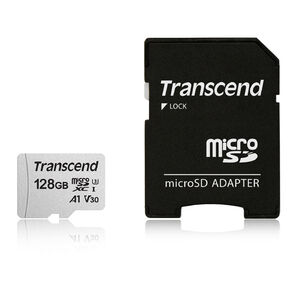 "microSDXCカード 128GB Class10 UHS-I U3 V30 A1 SD変換アダプタ付き Nintendo Switch ROG Ally 対応 Transcend製 microSDカード"