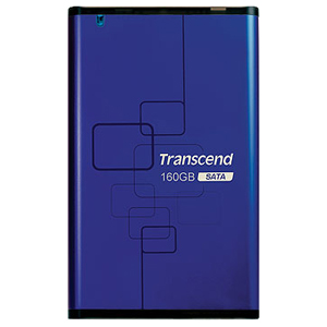 【クリックで詳細表示】Transcend 2.5インチポータブルHDD(160GB) TS160GSJ25B-S