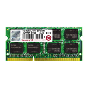 "Transcend ノートPC用増設メモリ 8GB DDR3L-1600 PC3L-12800 SO-DIMM 1.35V（低電圧）/1.5V両対応 TS1GSK64W6H"