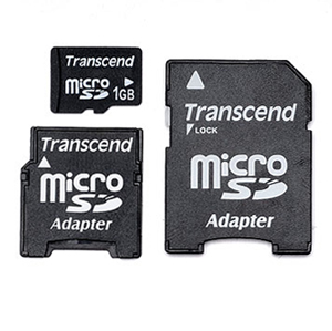 【クリックでお店のこの商品のページへ】Transcend microSDメモリカード(1GB) TS1GUSD-2