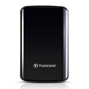 【クリックで詳細表示】Transcend 250GB StoreJet 25D2 外付けハードディスク(ブラック) TS250GSJ25D2 TS250GSJ25D2