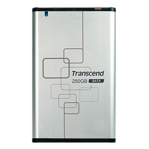【クリックで詳細表示】Transcend 2.5インチポータブルHDD(250GB) TS250GSJ25S-S