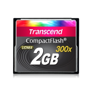 【クリックで詳細表示】Transcendコンパクトフラッシュカード(2GB・300倍速) TS2GCF300