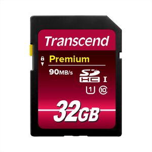 SDHCカード 16GB class10 UHS-I対応 Premium Transcend社製