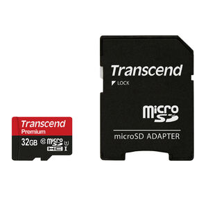 "microSDHCカード 32GB Class10 UHS-1対応 400x SDカード変換アダプタ付き Nintendo Switch対応 Transcend製 microSDカード"