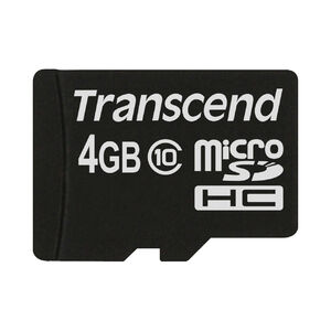 "Transcend microSDHCカード 4GB class10 TS4GUSDC10  microSDカード"