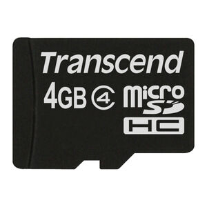 "Transcend microSDHCカード 4GB Class4 TS4GUSDC4 microSDカード"