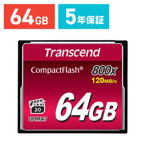 Transcend コンパクトフラッシュカード 32GB TS32GCF800 TS32GCF800の 