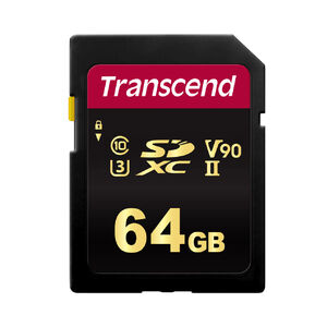 "Transcend SDXCカード 64GB Class10 UHS-II V90 TS64GSDC700S SDカード"