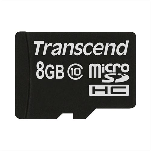 microSDカード 8GB class10 Transcend microSDHC [TS8GUSDHC10]