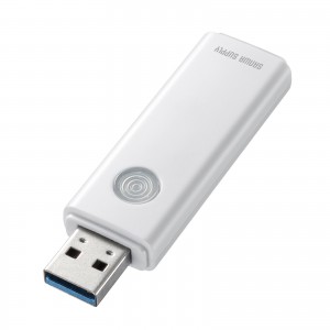 "USBメモリー USB3.2 Gen1 16GB USBフラッシュ スライド式 プッシュ式 パスワードロック付 ホワイト"