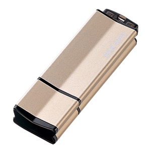 【クリックでお店のこの商品のページへ】USBフラッシュメモリー(1GB・ゴールド) UFD-RA1G2GD