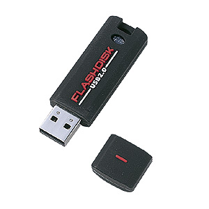 【クリックでお店のこの商品のページへ】【在庫処分】 USB2.0 USBフラッシュディスク(128MB・ブラック) UFD-RW128M2BK