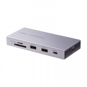 USB-CVDK22 �h�b�L���O�X�e�[�V���� Type-C 10-in-1 HDMI 1��� 4K/60Hz PD�}���[�d SD�J�[�h���[�_�[ LAN MAC�A�h���X�p�X�X���[ �R���p�N�g �P�[�u�����E�� USB Type-C