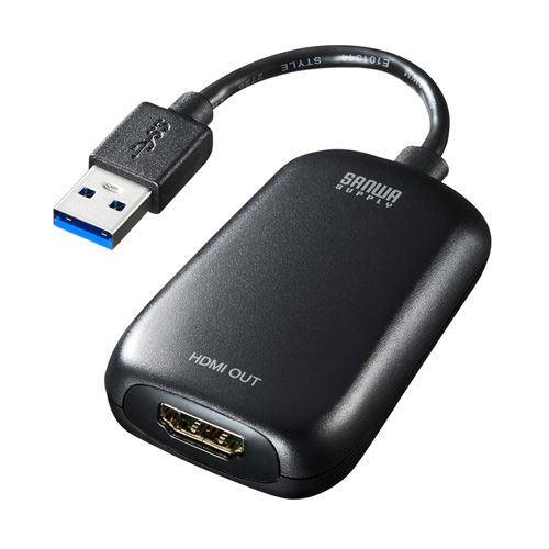 【クリックでお店のこの商品のページへ】【期間限定価格】USB-HDMIディスプレイアダプタ(USB3.0対応・1080P対応) USB-CVU3HD1