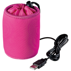 【クリックで詳細表示】【わけあり在庫処分】 USBペットボトルウォーマー(ピンク) USB-TOY54P
