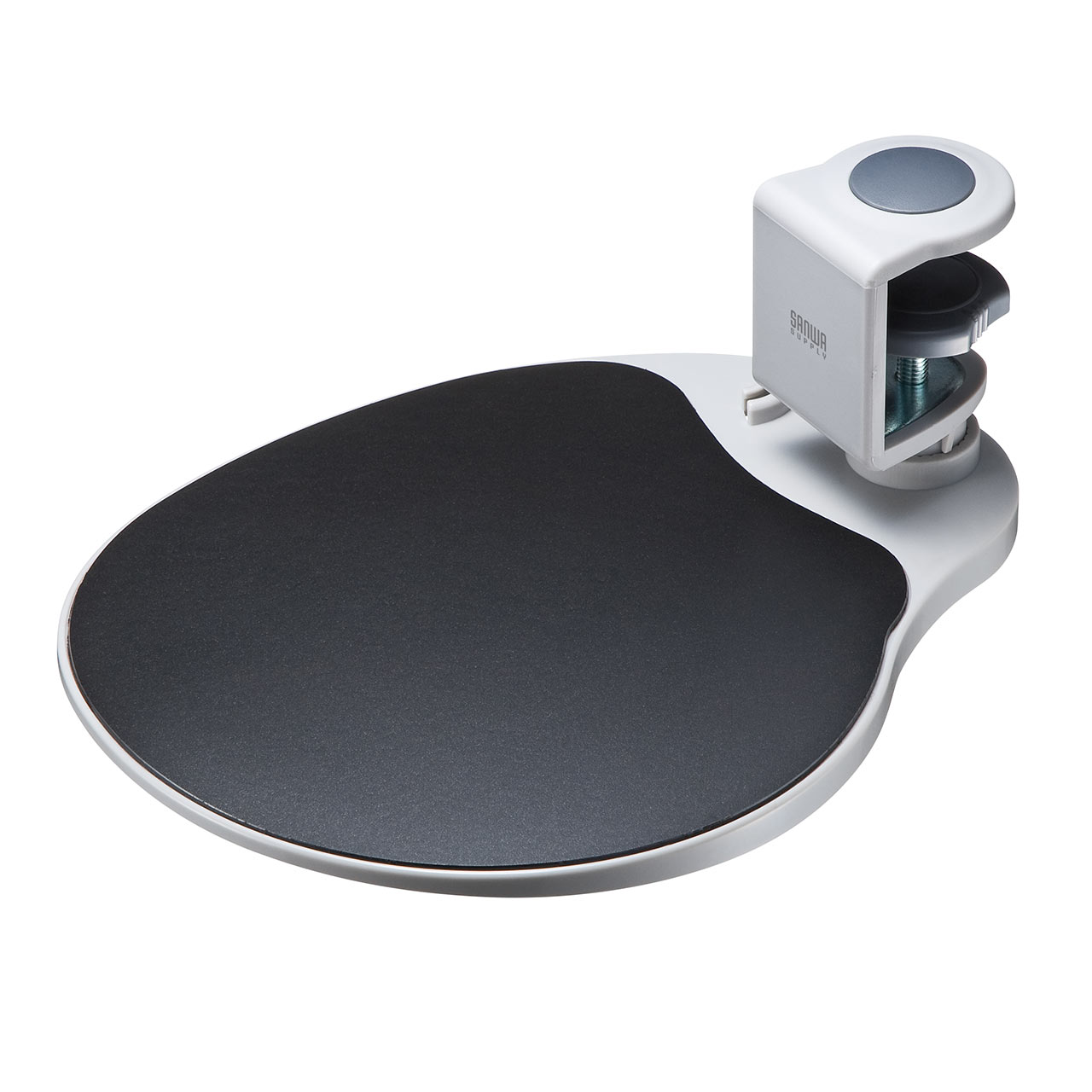 マウステーブル（360度回転・クランプ式・硬質プラスチックマウスパッド） 200-MPD021の販売商品 | 通販ならサンワダイレクト