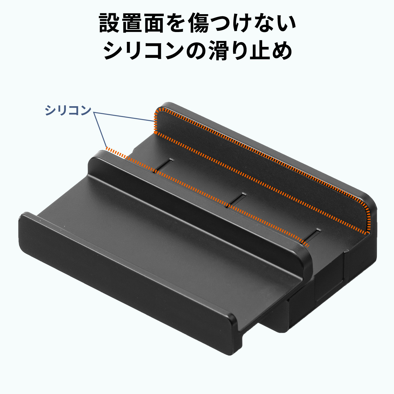 USBハブ クランプ固定 机固定 1.5mケーブル Type-C対応 4ポート 400