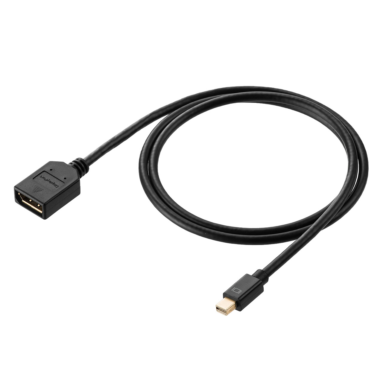 Mini DisplayPort-DisplayPort変換アダプタケーブル(4K/60Hz対応