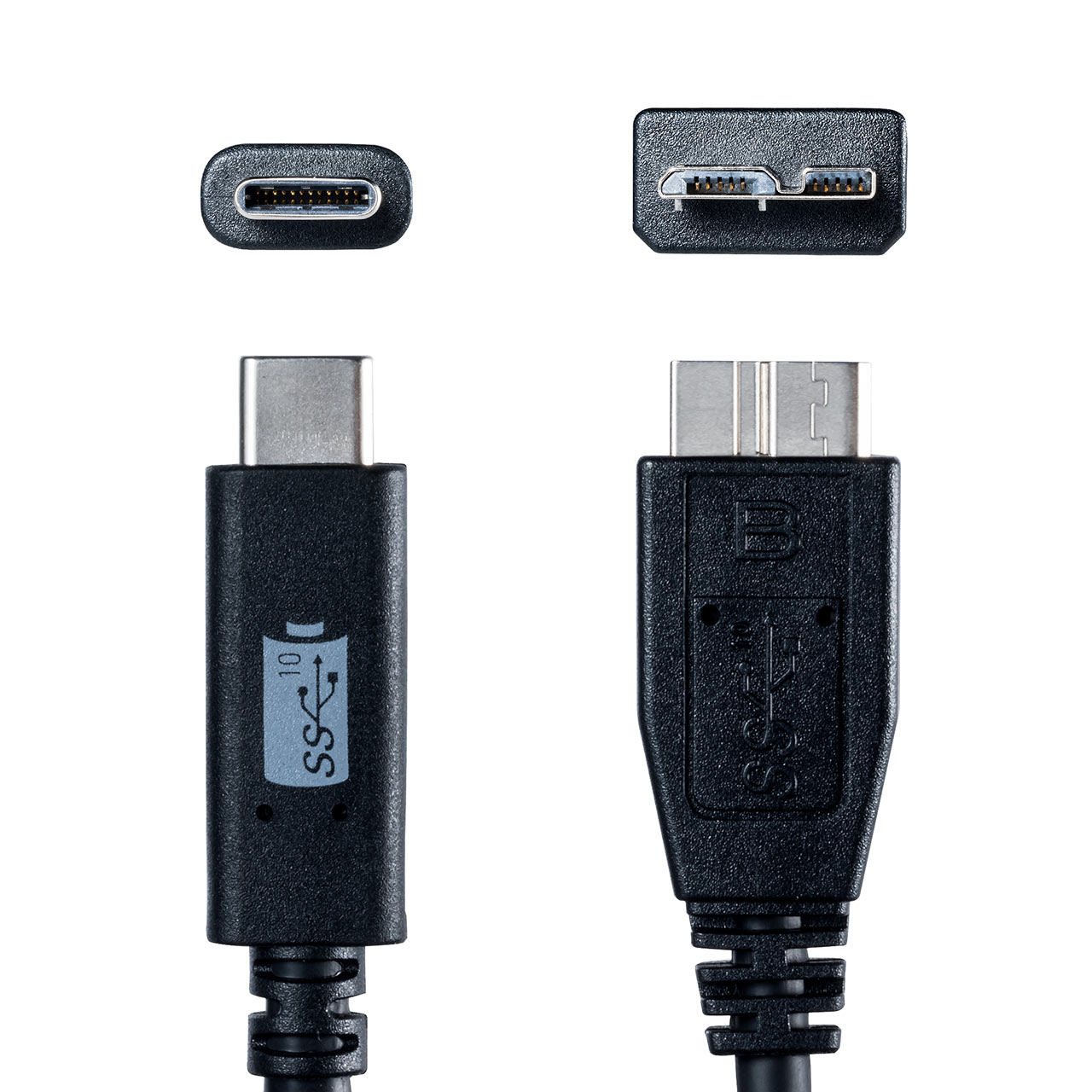 USB タイプCケーブル（USB3.1・Gen2・Type-Cオス/USB3.0 microB・USB