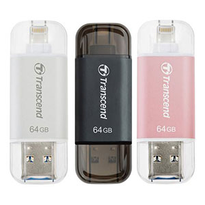 Transcend Lightning・USBメモリ JetDrive Go 300 USB3.1対応