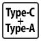 Type-C+Type-A