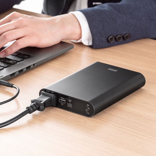 AC65W�o�͑Ή��I�m�[�gPC���[�d�ł��锖�^�|�[�^�u�����o�C���o�b�e���[�𔭔�